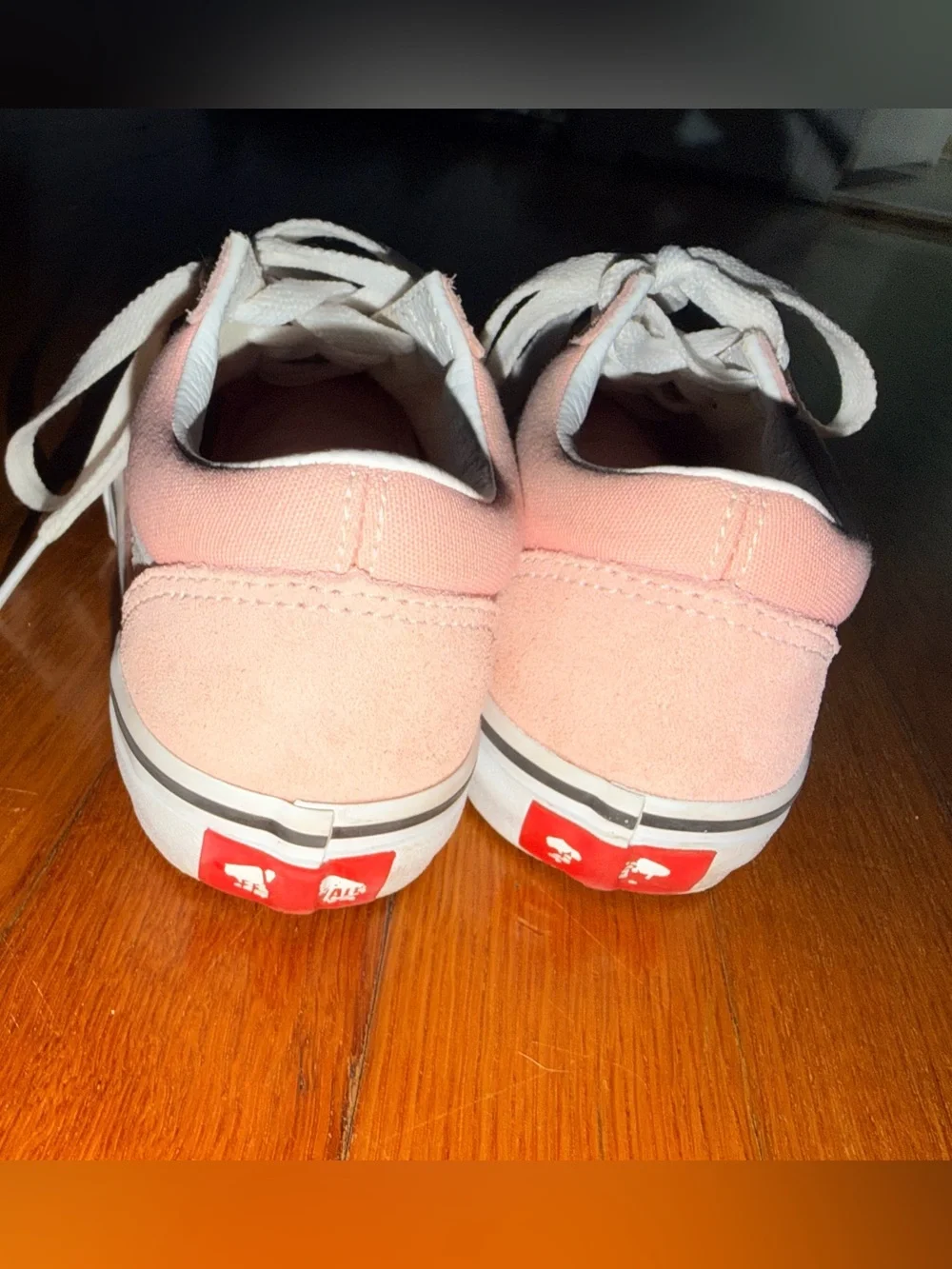 Classic Pink Suede Low-Top Sneakers - kids